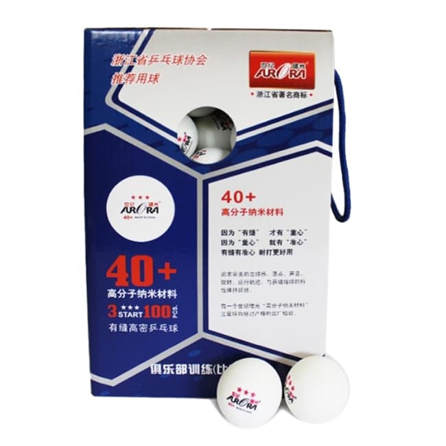 Hộp bóng bàn 100 quả Aurora 3 Star