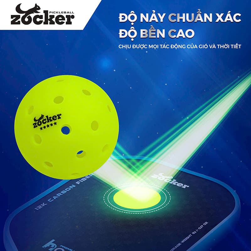 Bóng Pickleball Zocker Five Star